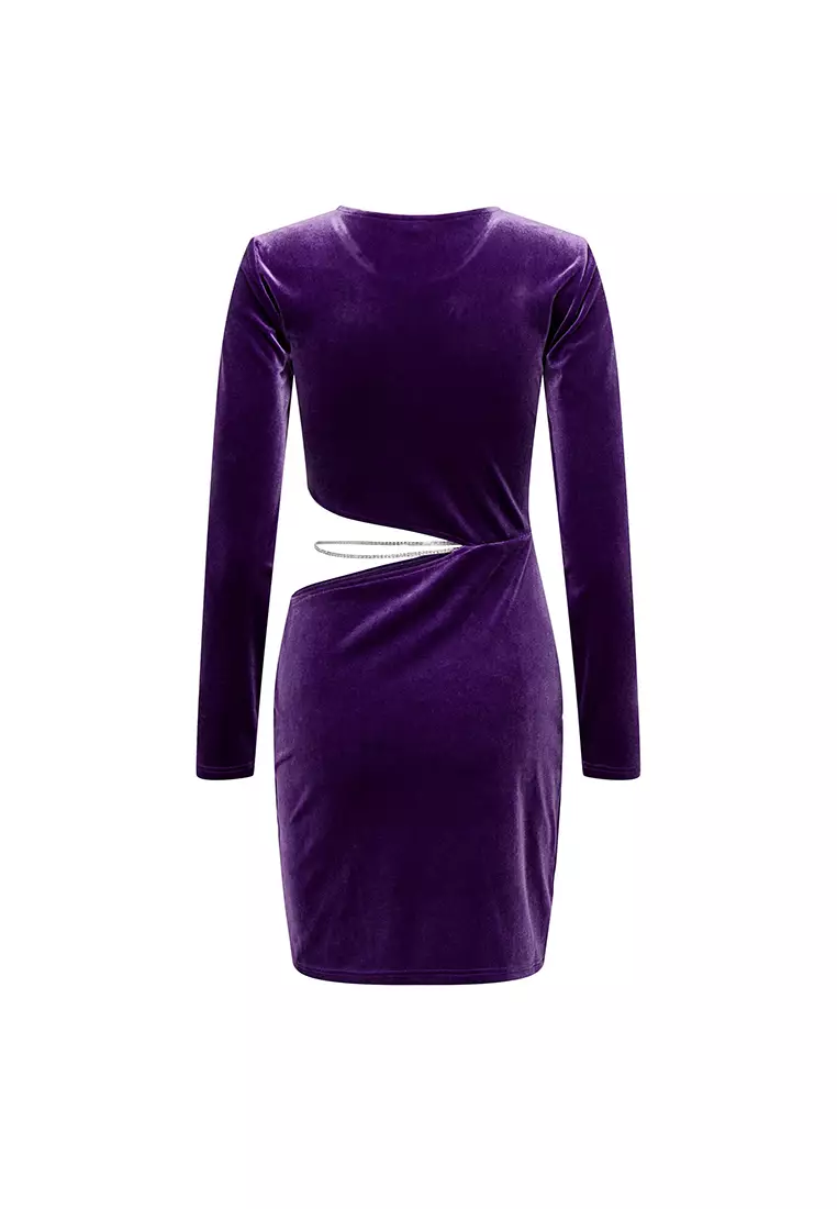 Buy ONLY Smooth Long Sleeves Velvet Dress 2024 Online ZALORA