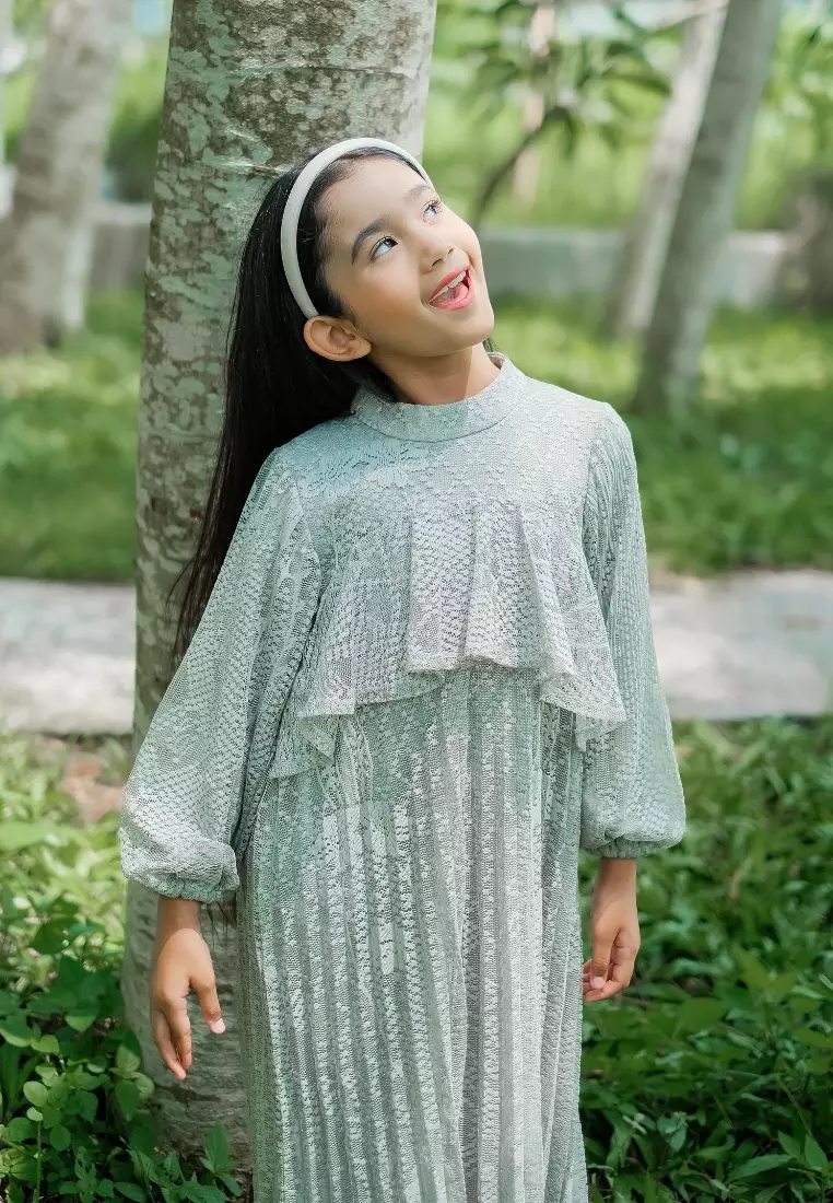 Mileva Dress - Soft Sage Kids