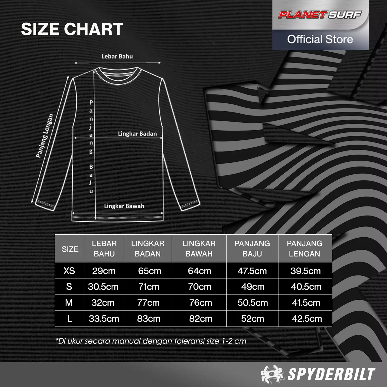 Spyderbilt Kaos Lengan Panjang Anak Anak Flosky Kids Long Tee Planet Surf