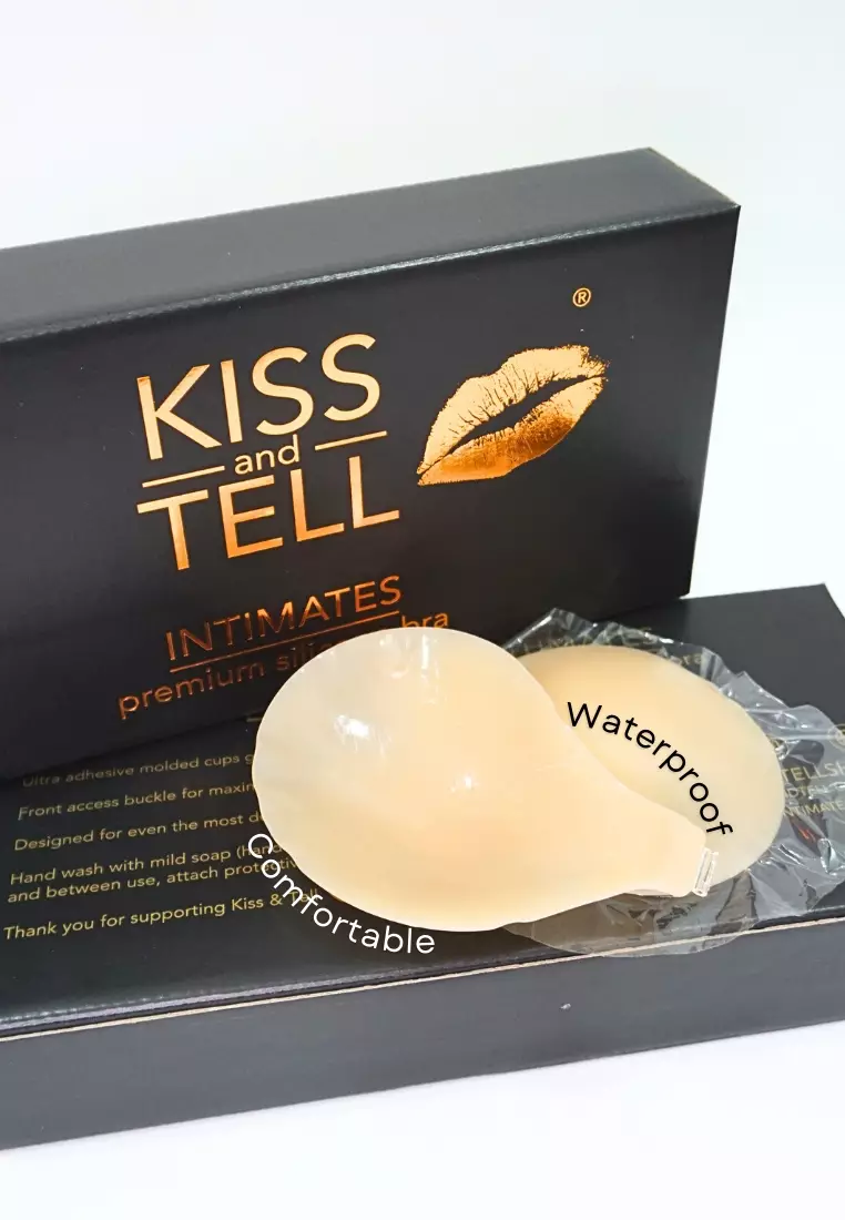 Buy Kiss & Tell Premium Thin Silicone Bra Nubra Seamless Invisible Reusable  Adhesive Stick on Wedding Bra 隐形聚拢胸胸貼 2024 Online