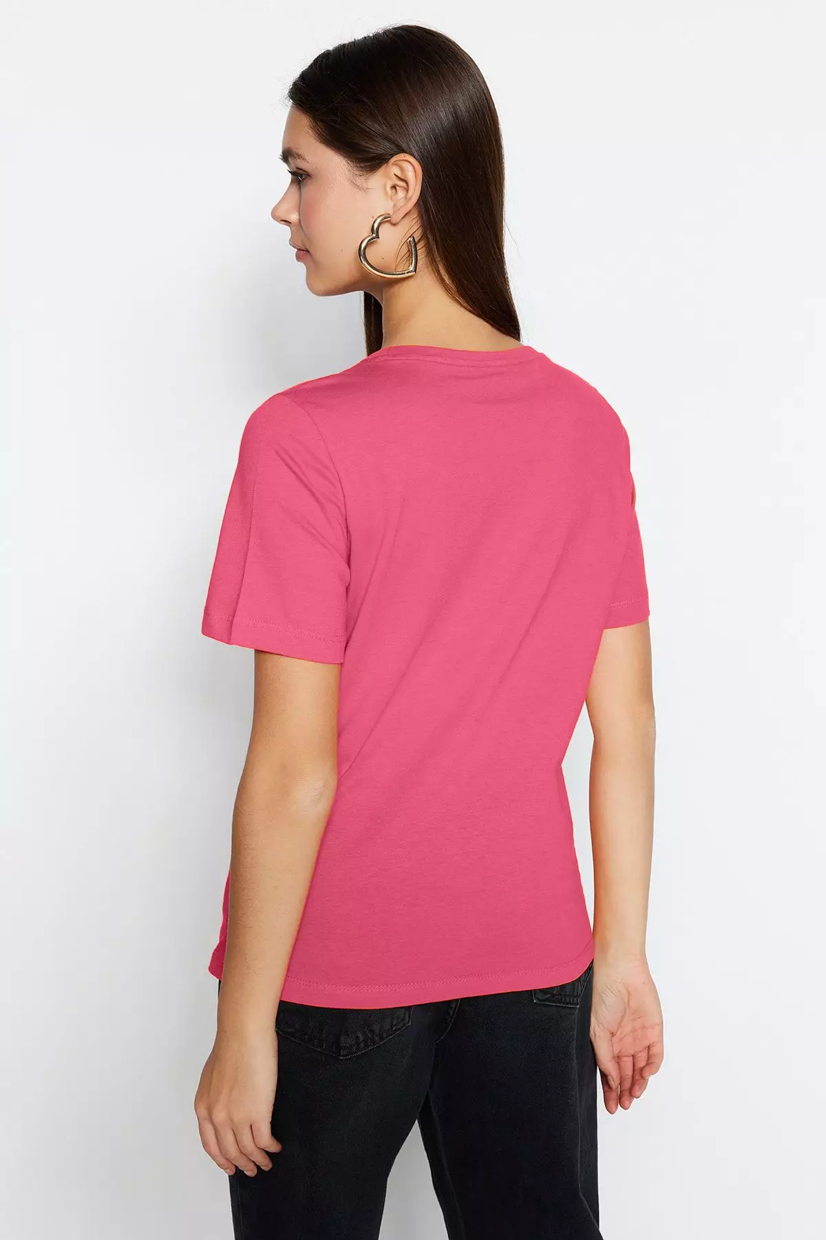 Cotton Crew Neck T-Shirt