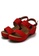 POLO HILL red Polo Hill Ladies Hook Loop Wedge Sandals PS-S05 93805SHAAD1076GS_3