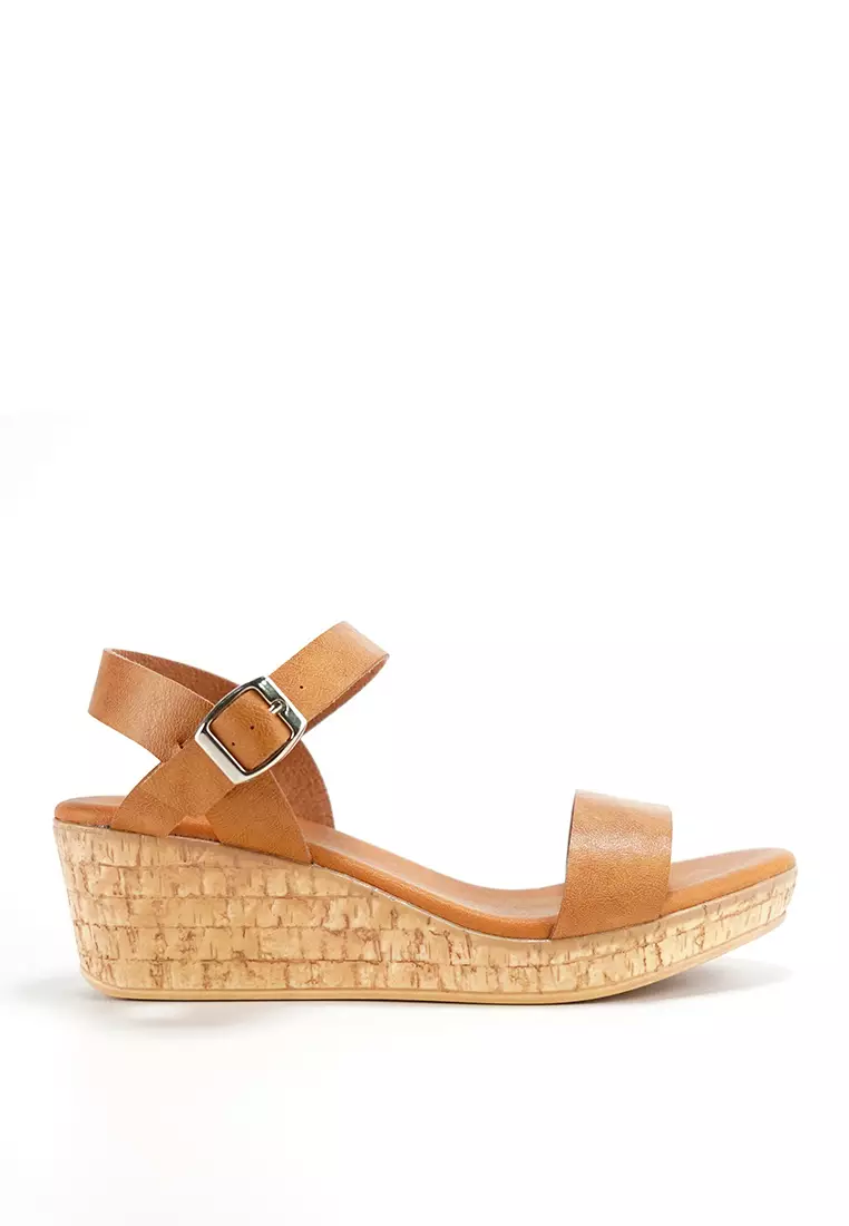Wedge sandals hotsell no strap