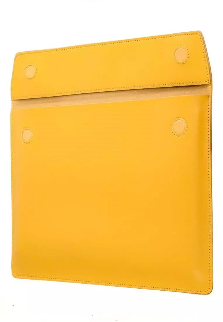 Hugo Sleeve Case Laptop Unisex Pro Retina 13 Inch Model Horizontal Material Leather ORIGINAL - Khaki