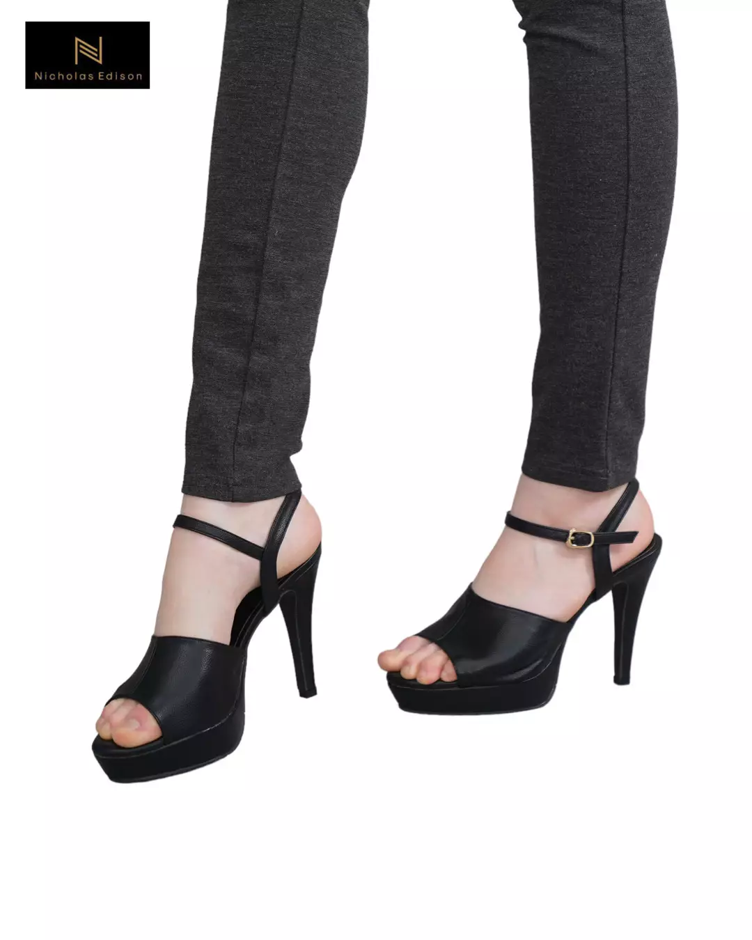 Nicholas Edison Heel Carmen Black