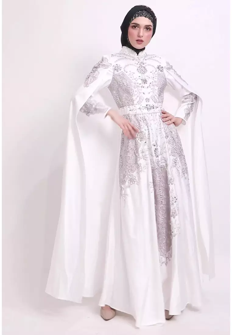 Bibiq Gamis Brokat Satin