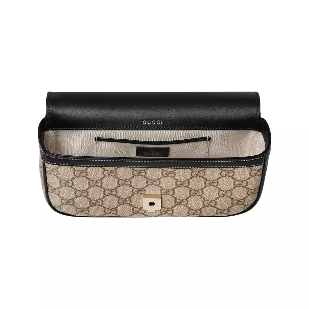 [4.4PRIL KEJUTAN HARGA] Horsebit 1955 Soft Small Top Handle Bag Beige Ebony Black