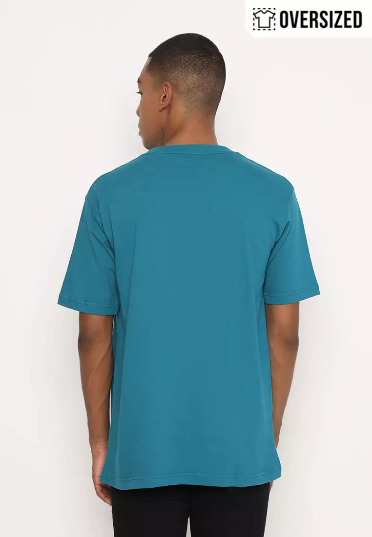 RBJ T-Shirt Cotton Oversized Pria 2079230291