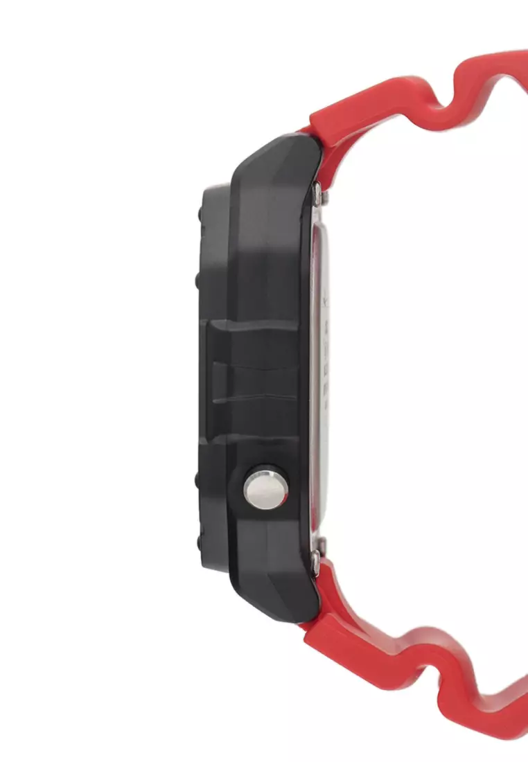 CASIO Jam Tangan Digital W-218H-4BVDF Merah