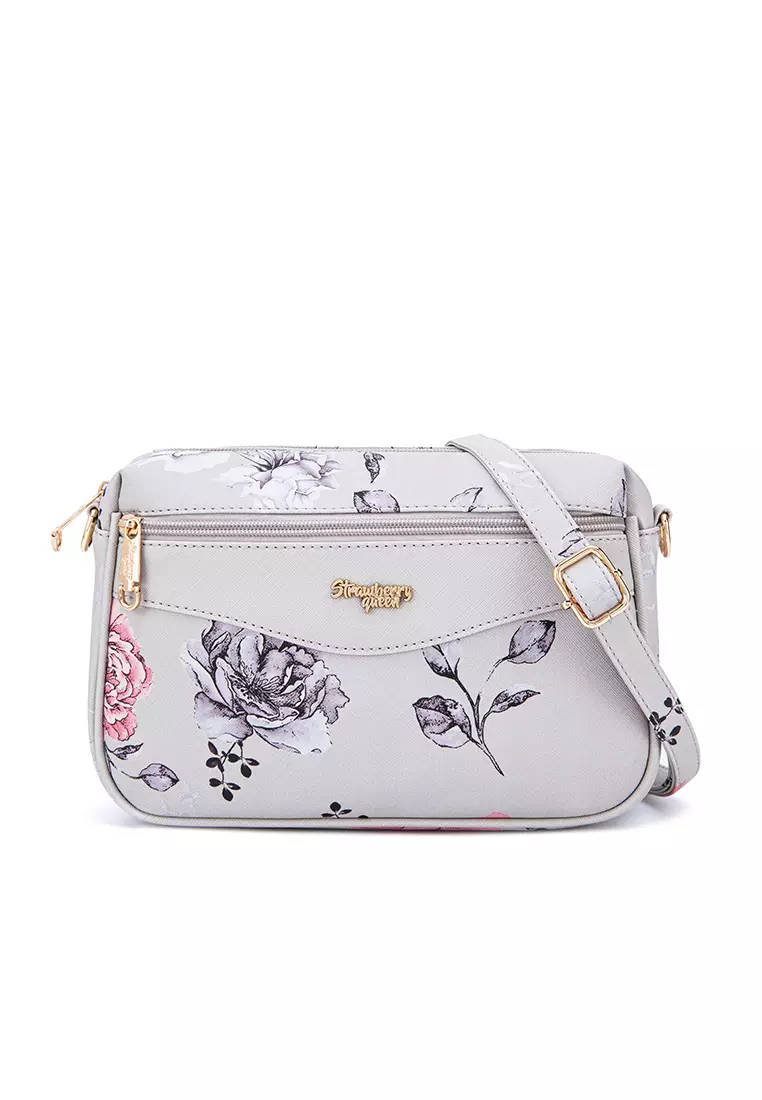 Guess floral sling bag hot sale