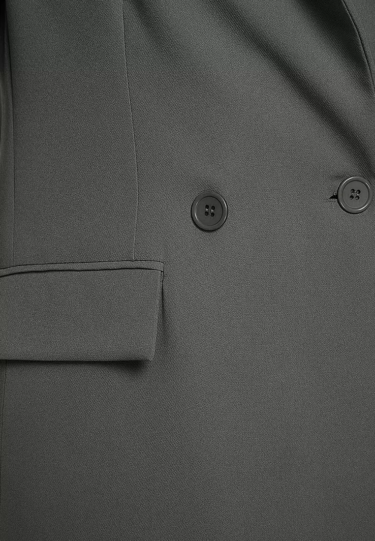 Double-Breasted Blazer Jacket