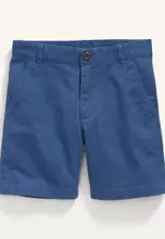 Old Navy Boys Size 18 Ink Blue Built-In Flex Twill Straight Uniform Shorts  NWT
