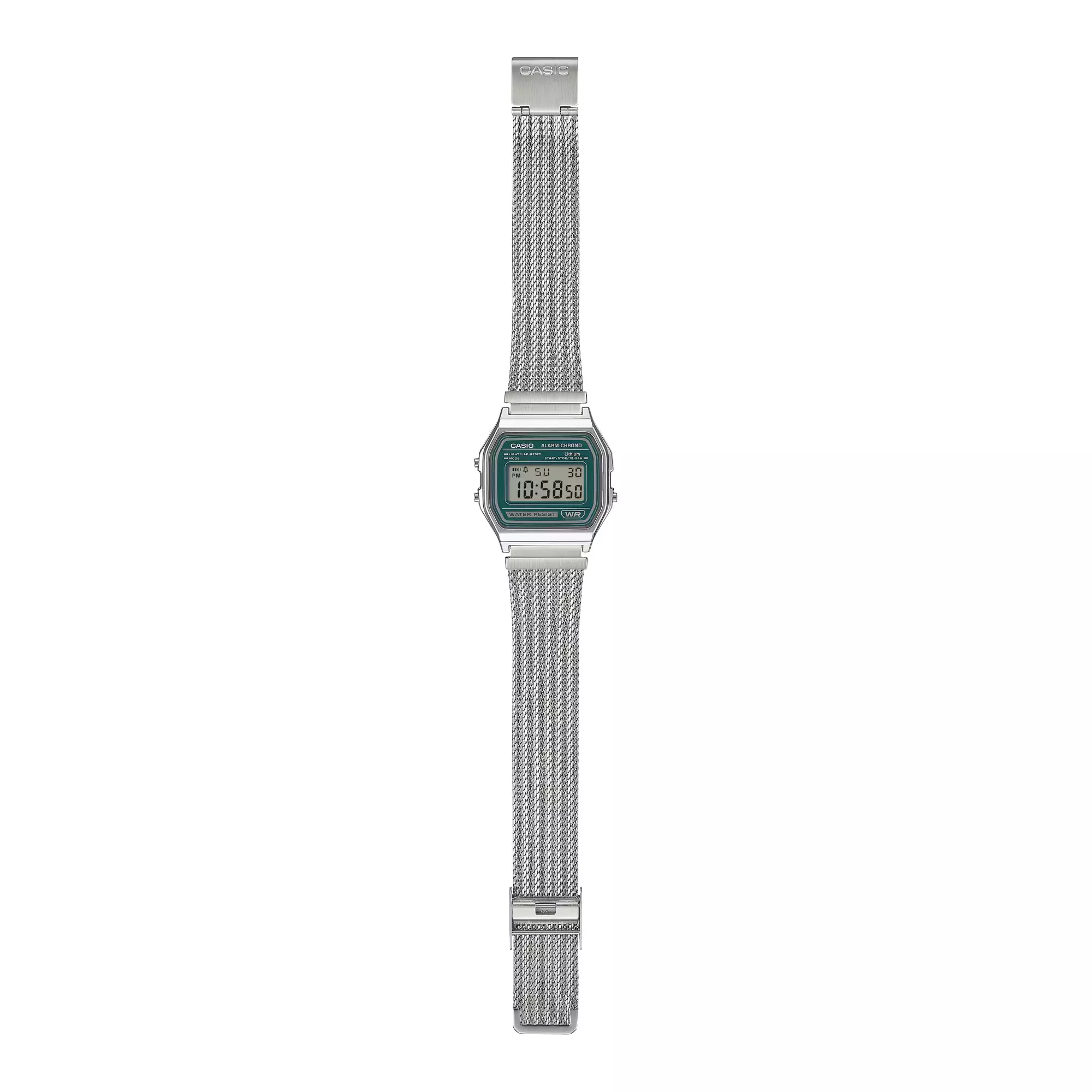 Casio Jam Tangan Unisex dengan format Digital A158WEM-3DF