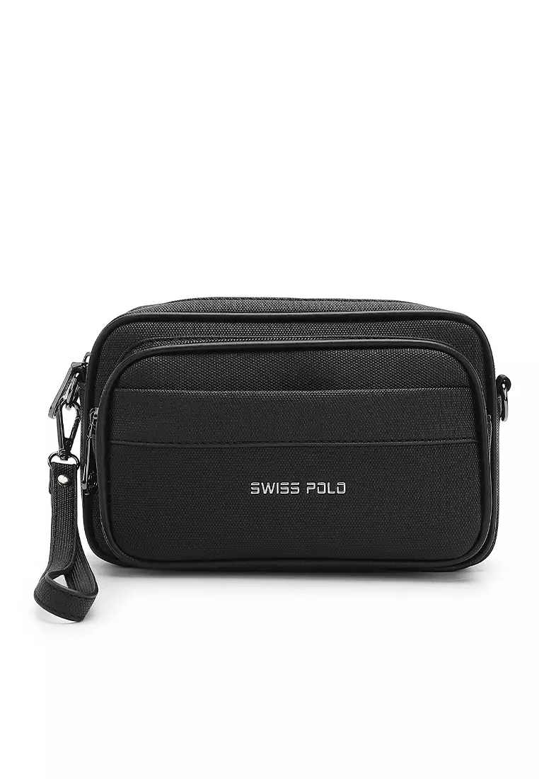 Men's Sling Bag / Crossbody Bag - Black
