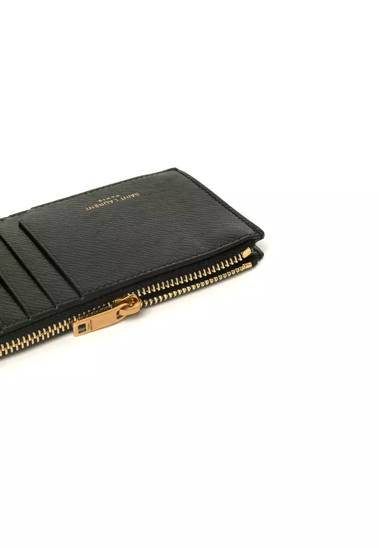 Buy SAINT LAURENT Saint Laurent Paris Fragments Zip Card Case Card