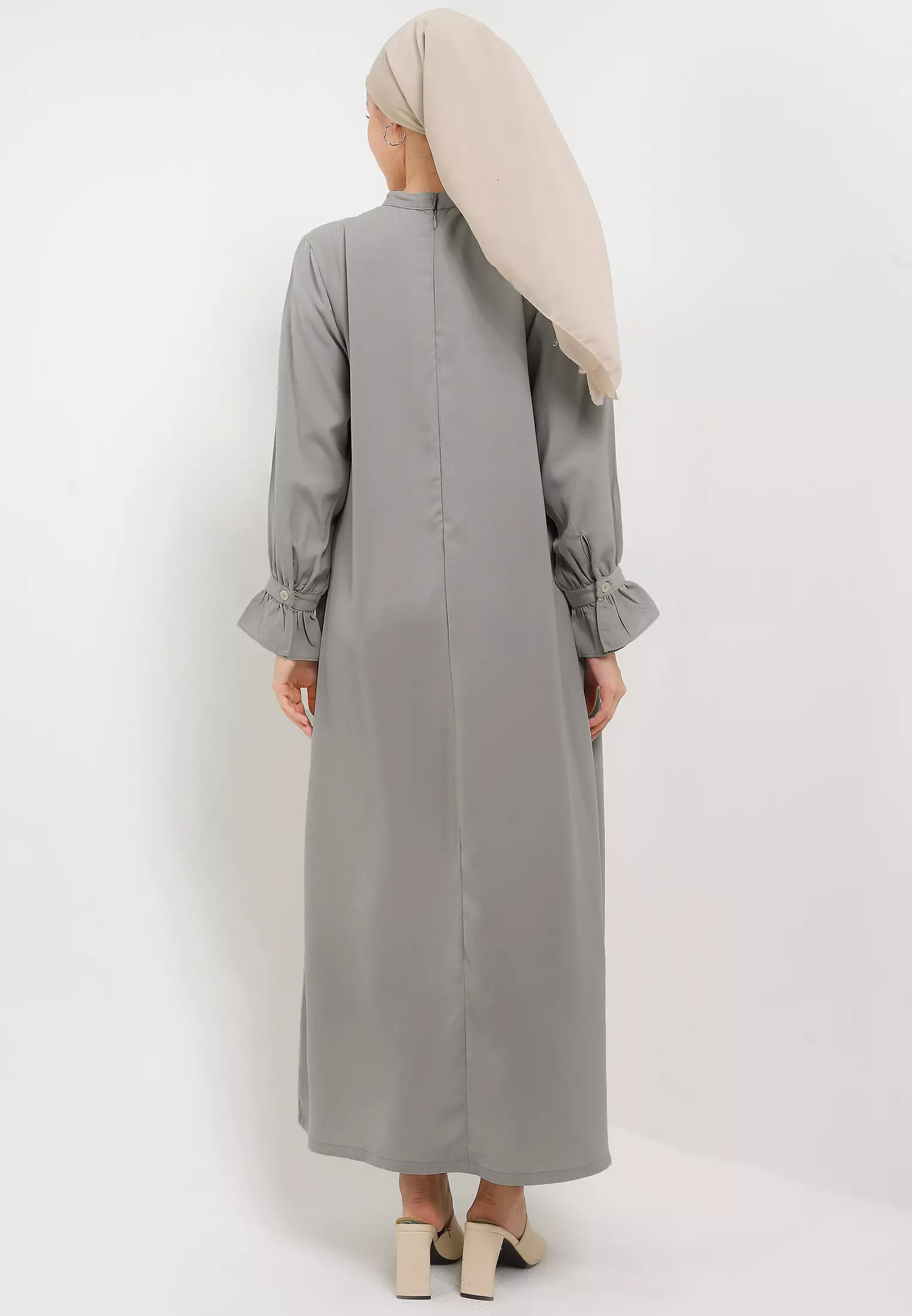 MFMW Aguilera Dress Gamis Light Grey