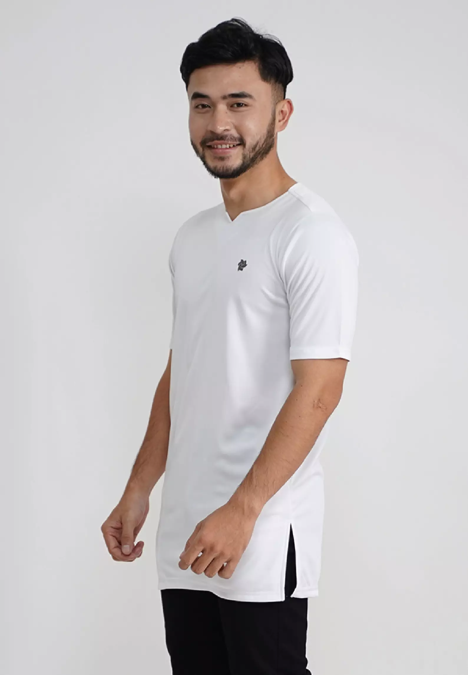 Tiento Baju Muslim Koko Kurta 3in1 Basic White