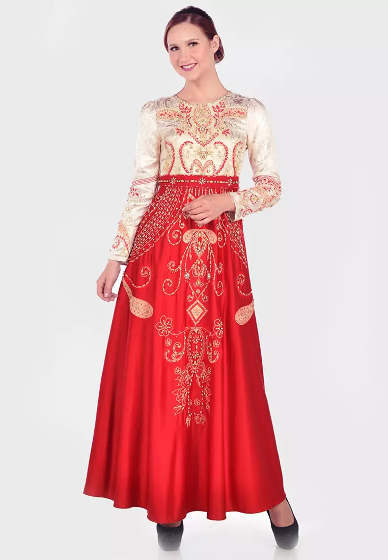 Bibiq Gamis Satin Jacquard