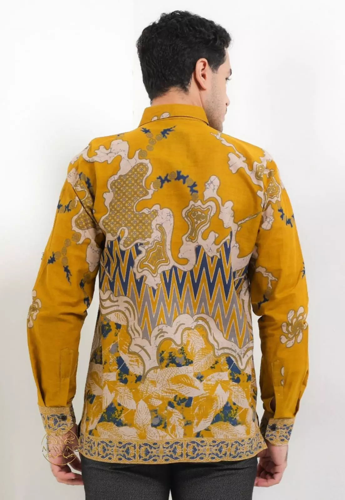 Respati Kuning Kemeja Batik Pria Premium Lengan Panjang NLN