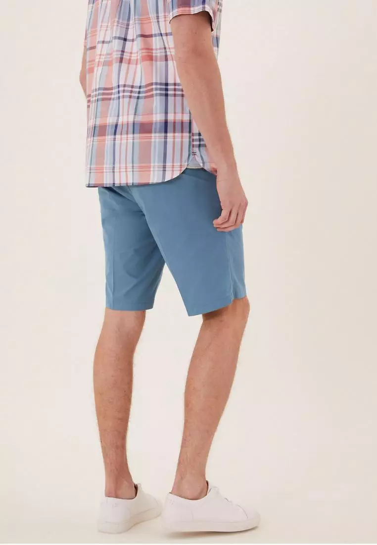 Super Lightweight Stretch Chino Shorts, M&S Collection