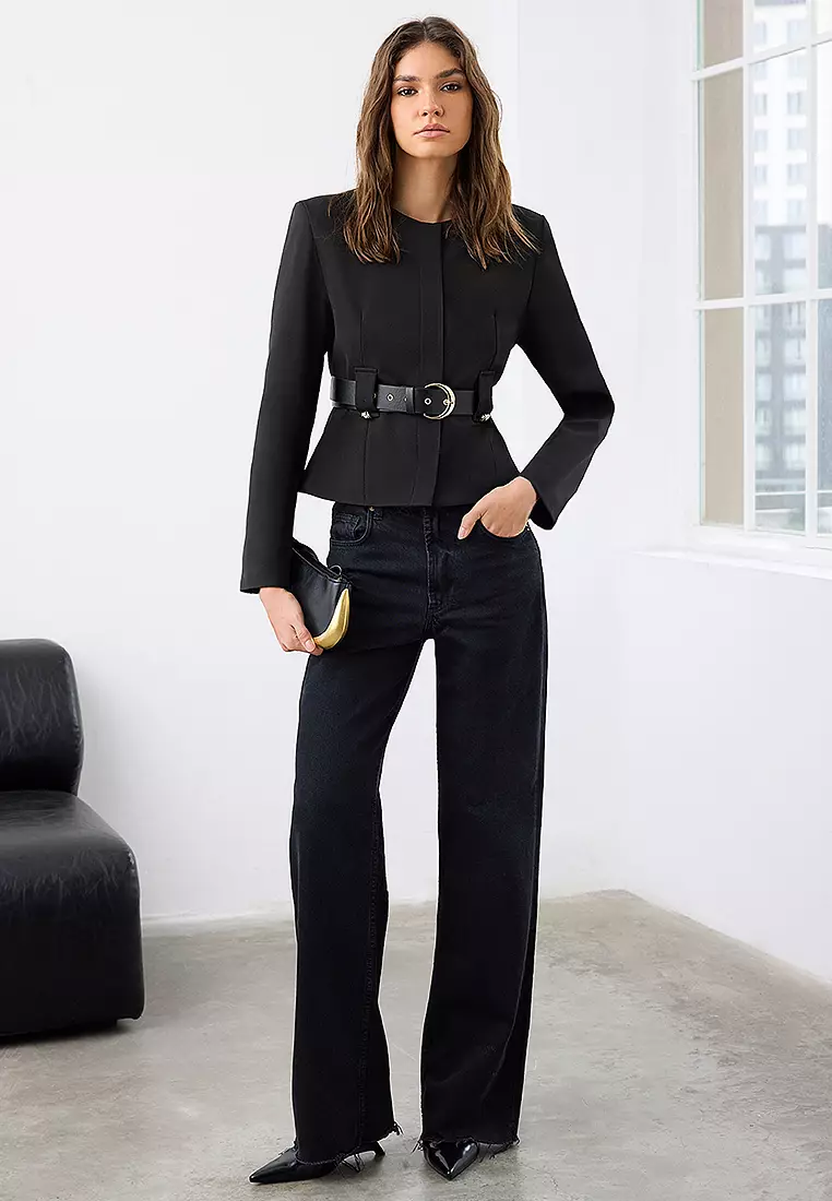 Fitted Blazer Jacket