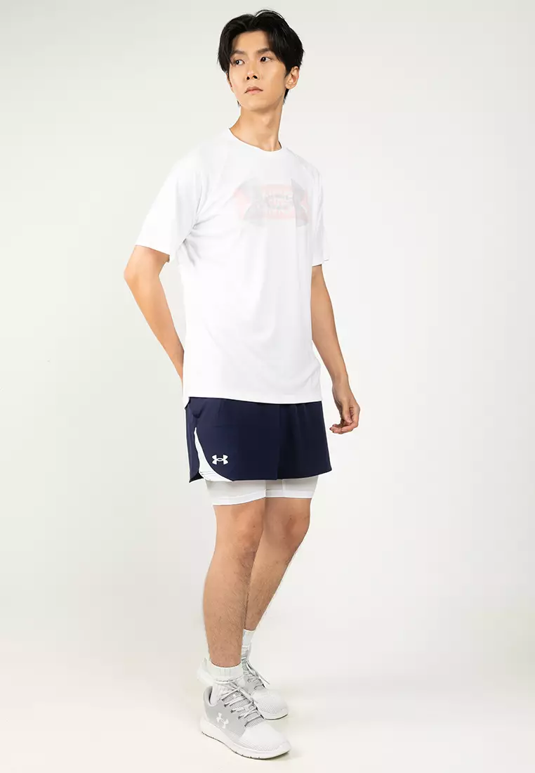 Elevated 梭織男裝2合1短褲