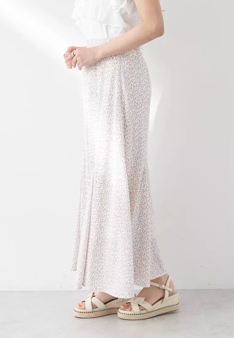 Earth Music & Ecology - Makoto Pattern Flared Skirt