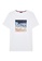 HOM 白色 圓領海浪方形印花短袖T恤 45AA7AAE438D0DGS_4