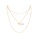 Glamorousky silver Simple Fashion Plated Gold Star Pendant with Layered Necklace 330BCAC26B15AFGS_2