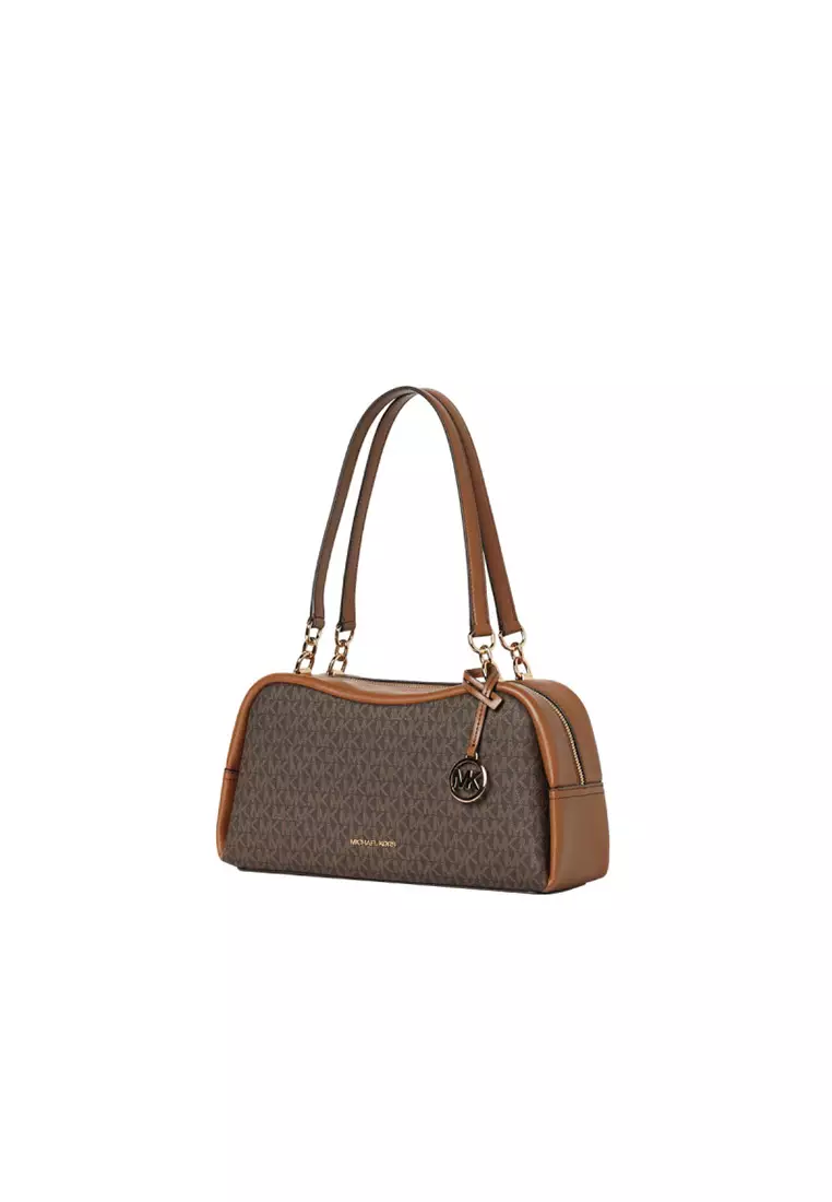 Buy MICHAEL KORS Women's Cecily Medium Signature Logo Shoulder Bag in ...