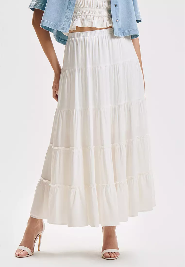 Maxi Tiered Skirt