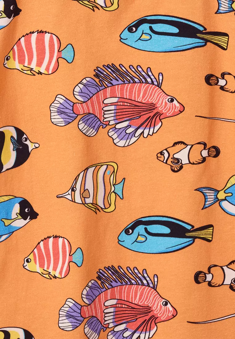 T-shirt with fish