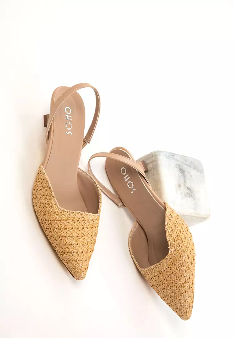 Wicker Women's Classic Heeled Shoes 20650