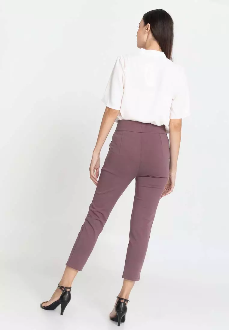 Taylor Two-button Cropped Slacks