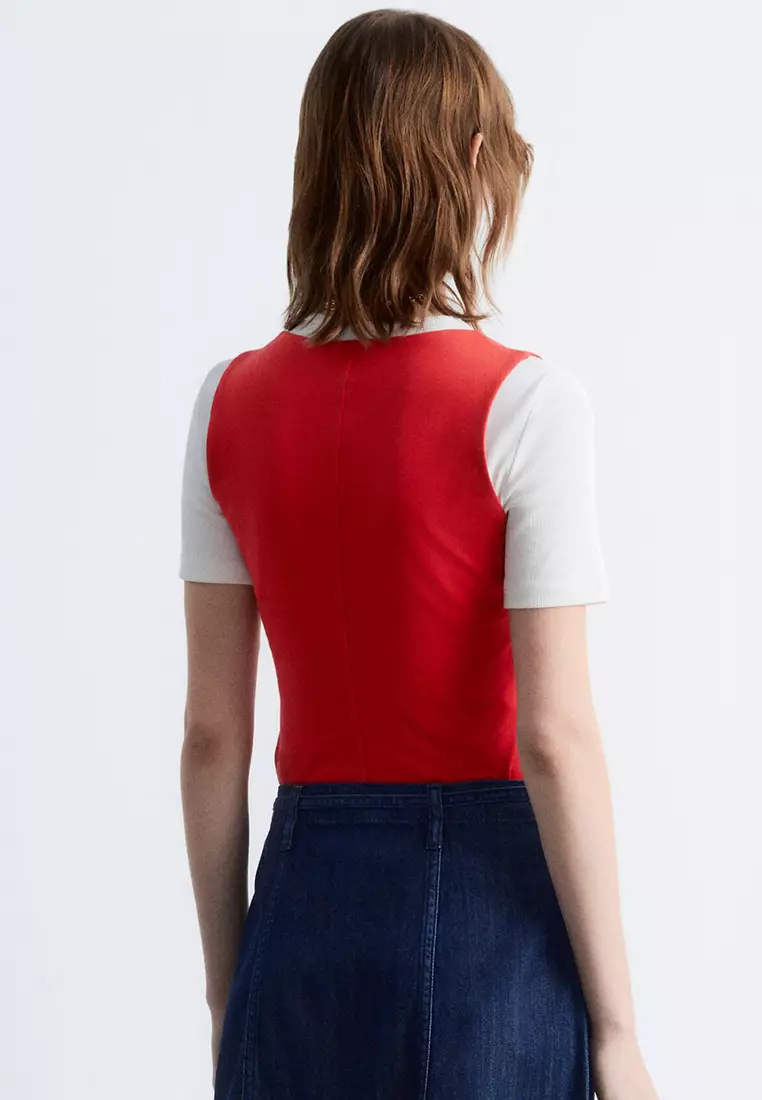 Square-Neck Tank Top