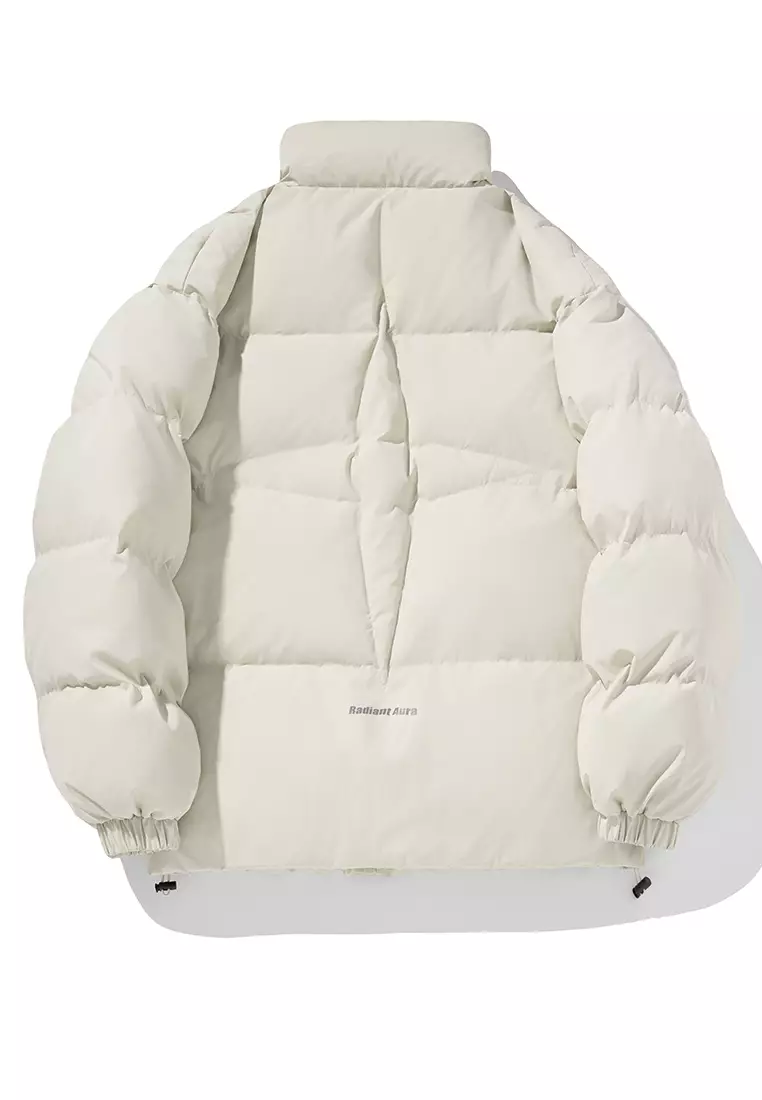 Stand Collar Quilted Cotton Coat RA-L5126