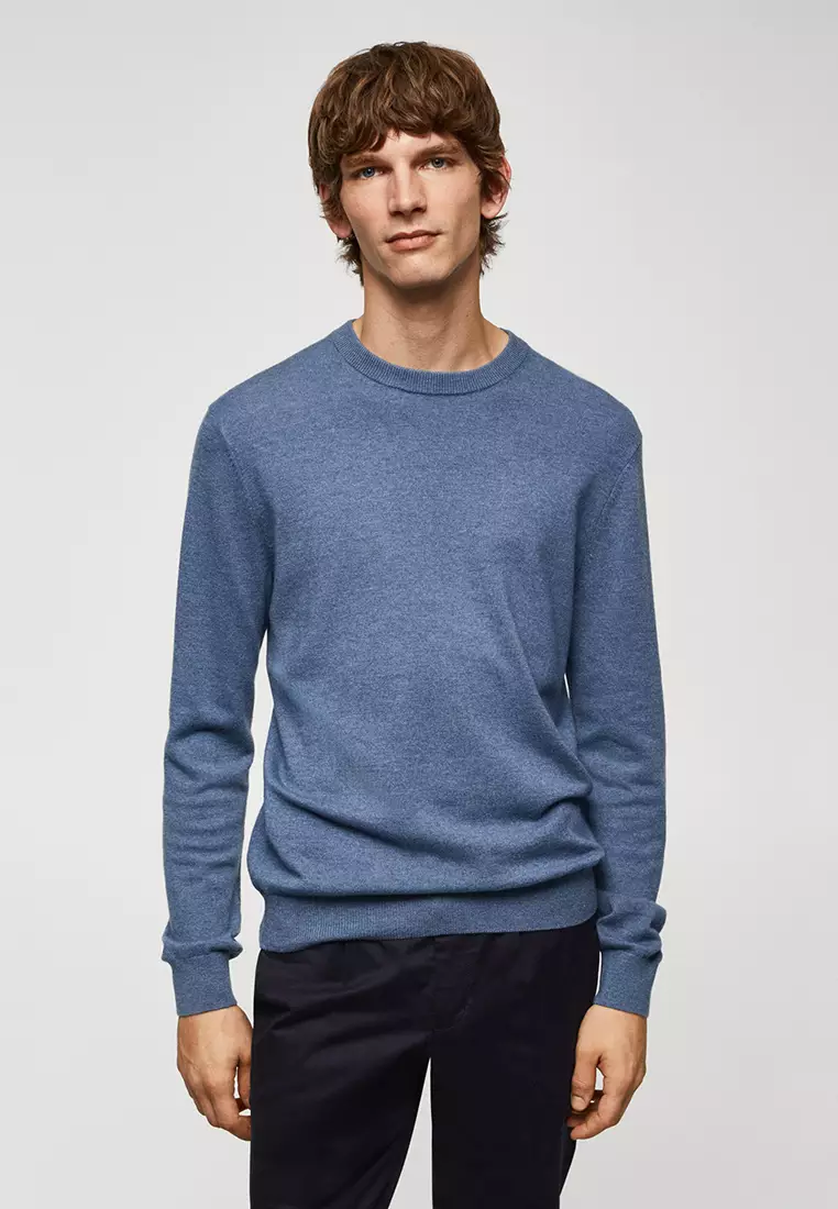 Fine Knitted Wool Blend Sweater