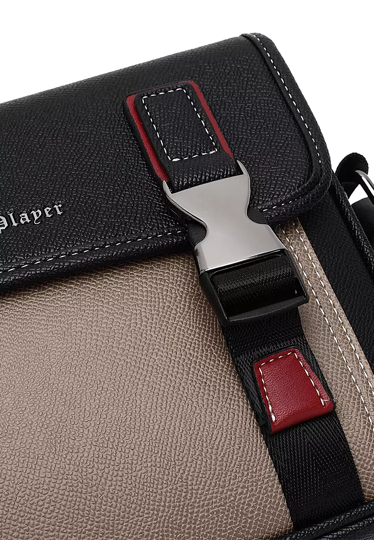 Men's Sling Bag / Crossbody Bag (Tas Selempang Pria) - Abu-Abu