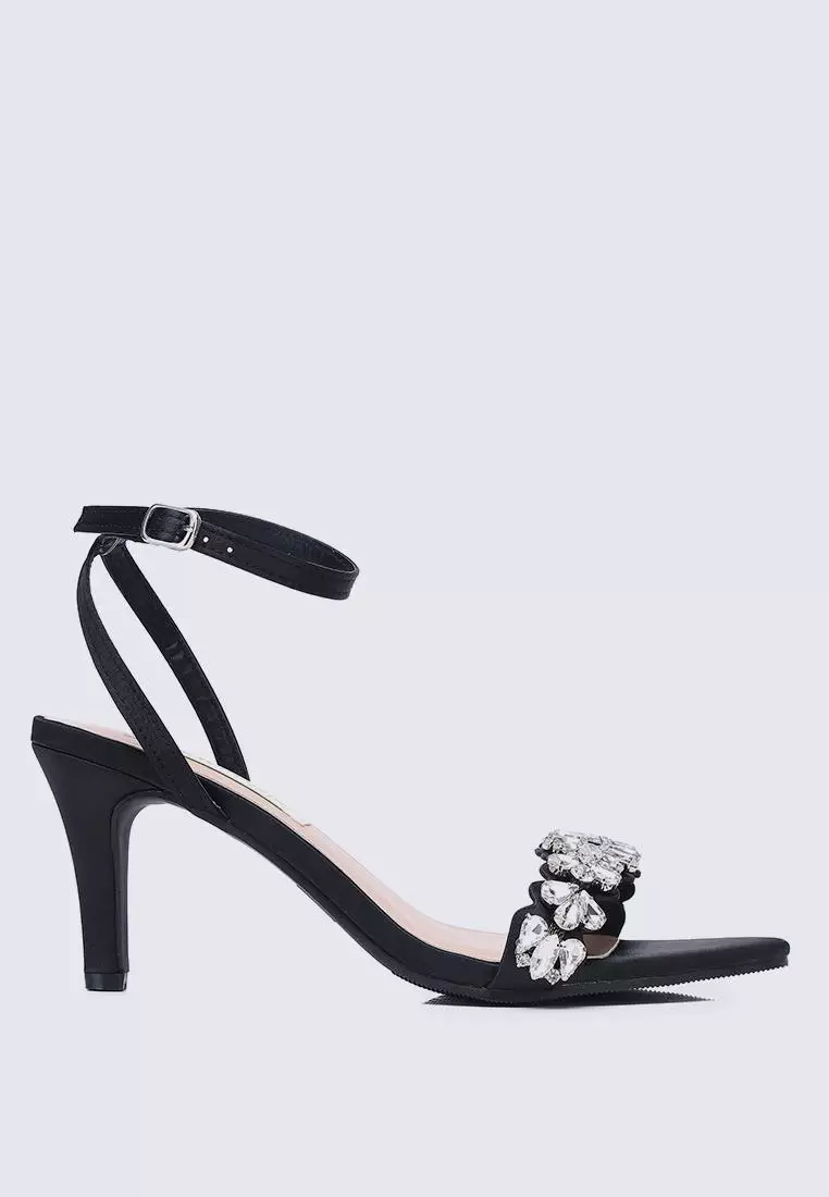 Liliana black heels sale