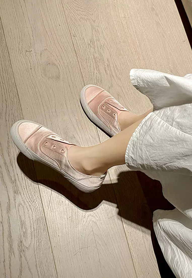 スニーカー JILLSTUART [TENYS CLUB] Unisex Sneakers BBH5542 Twenty Eight Shoes Round Toe Satin Fabric Sneakers YLT-ZA-10