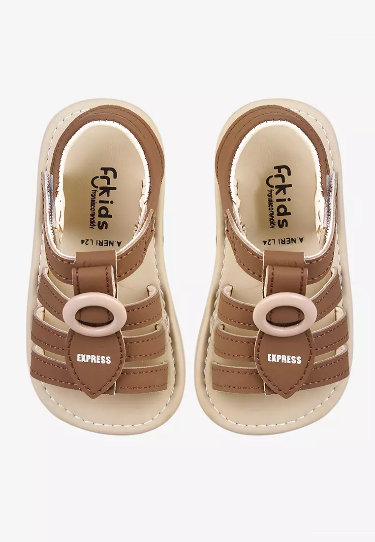 Sepatu Flat Shoes Anak Perempuan Pre Walker prewalker A.Neri Mocca - Fransisca Renaldy
