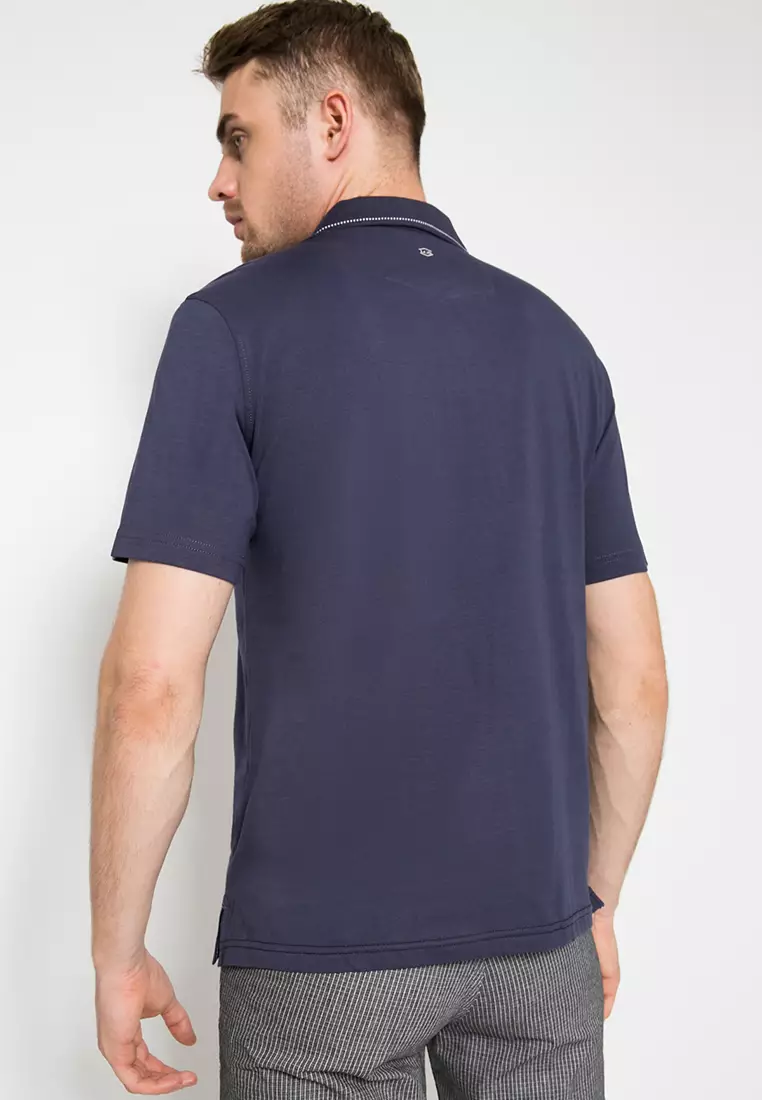 LGS - Kaos Polo Casual - Navy - Regular Fit - CTS.225.M2834.02.C