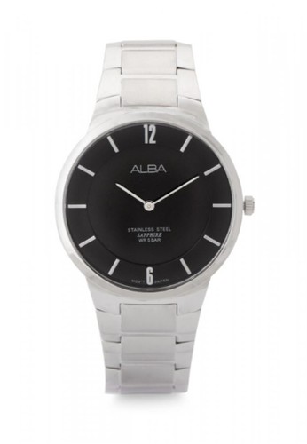 Jual Alba Jam Tangan Pria Alba Original Garansi Resmi Strap Stainless Steel Silver Atau75 Atau75x1 Silver Original Zalora Indonesia
