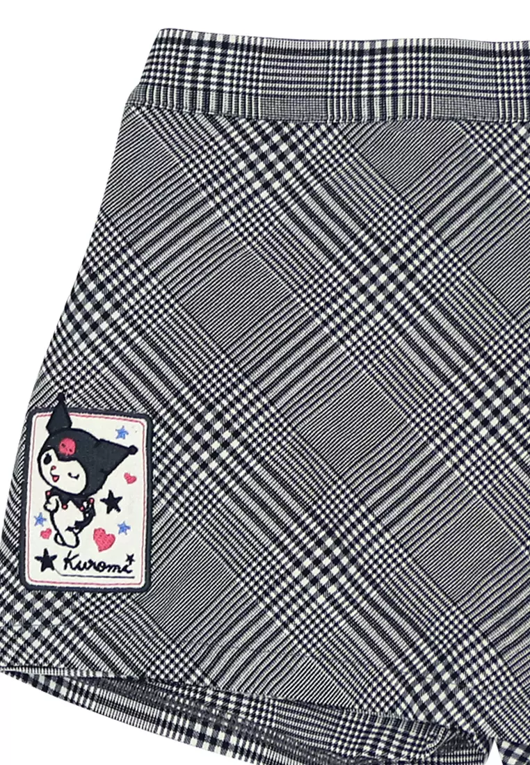 Girls Licensed Checkered Skort "Kuromi"