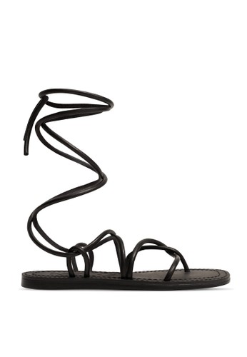 Jual Mango Strappy Flat Sandals Original Maret 2023| ZALORA Indonesia ®