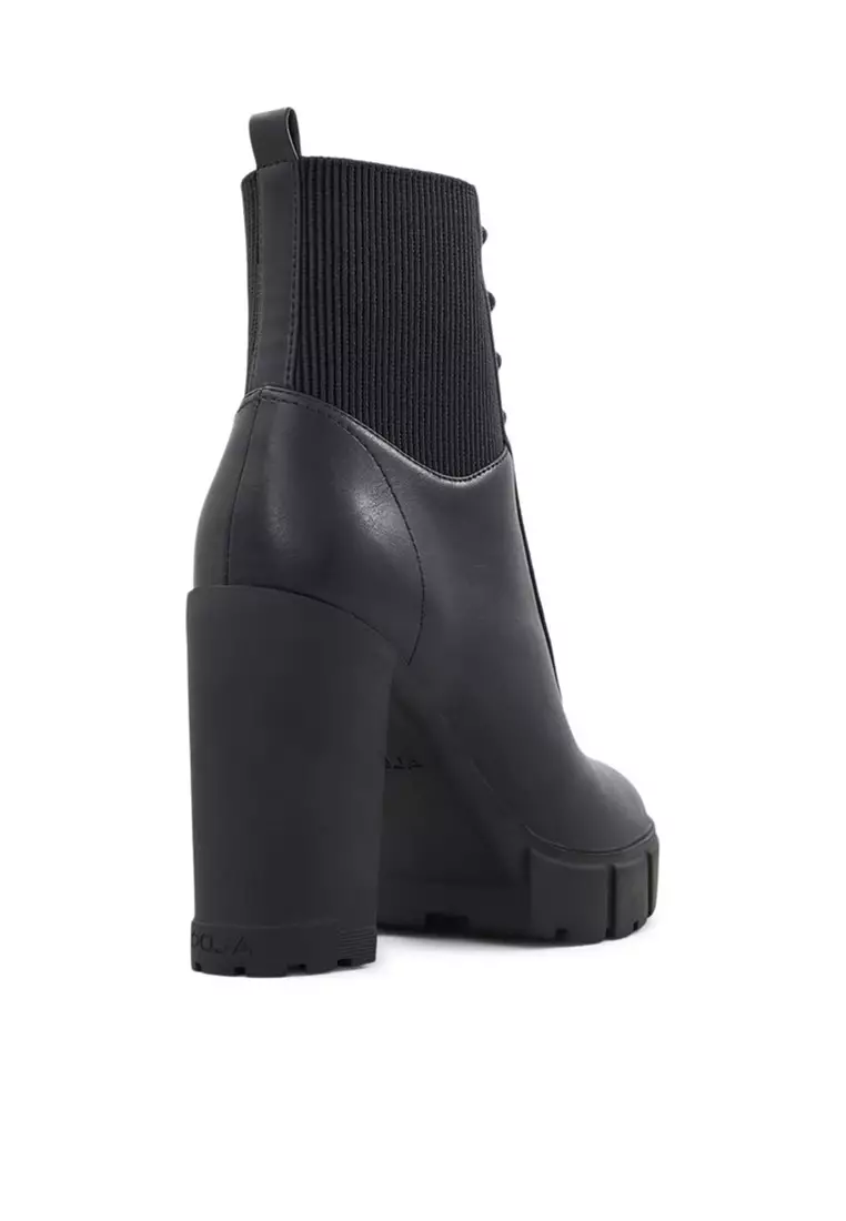 Aldo wedge boots hotsell