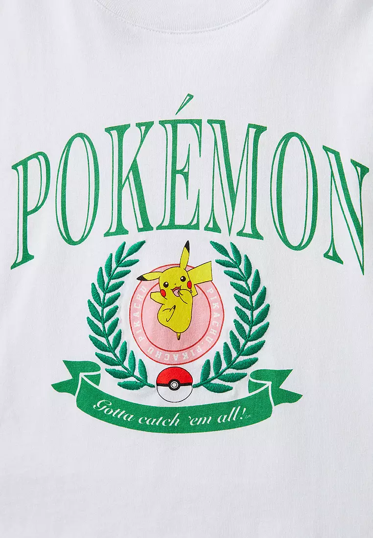 Pokemon Licensed Drop Shoulder Short Sleeve Tee