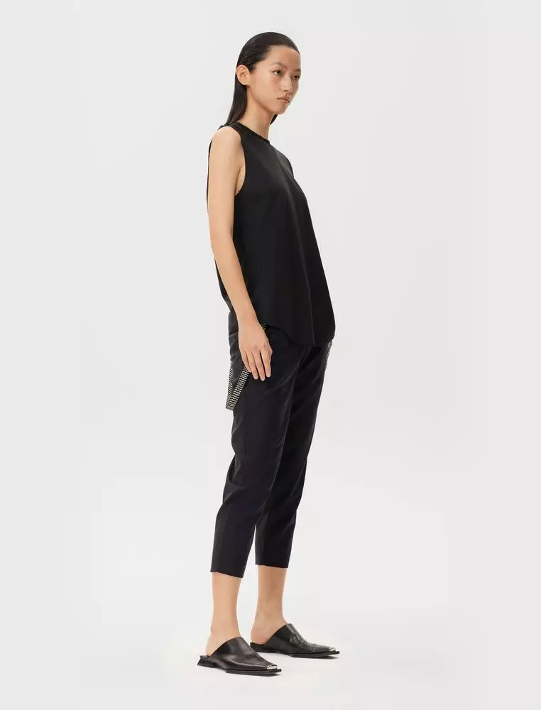 Ankle-Length Straight Leg Pants