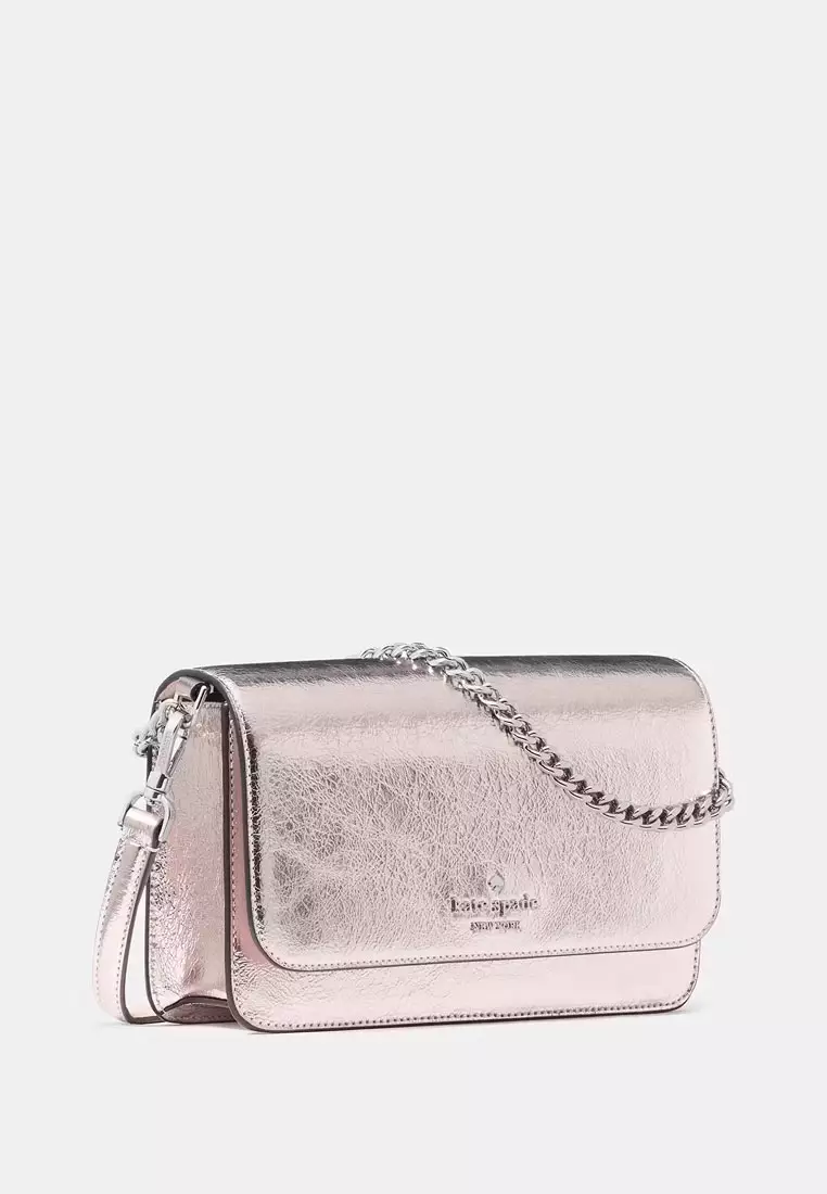Madison Metallic Willow Mini Flap Crossbody