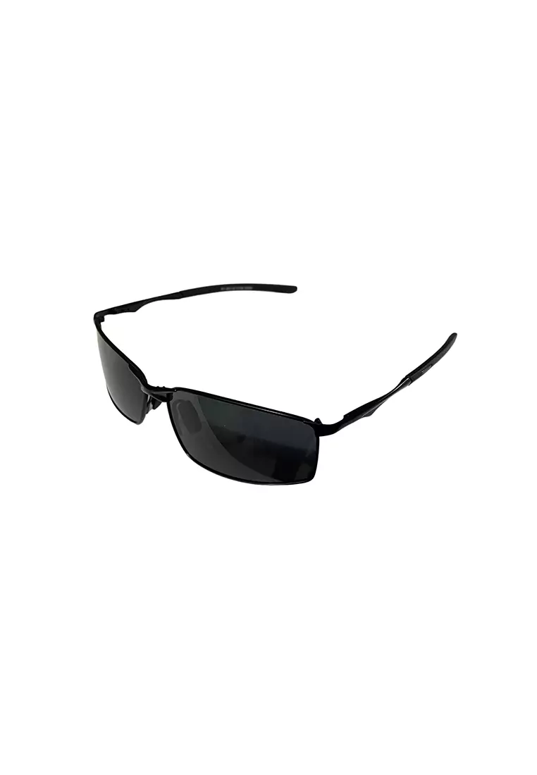Letto Kacamata Pria Frame Polarized Lens UV400 Design Casual Material Aluminium Alloy ORIGINAL - Black